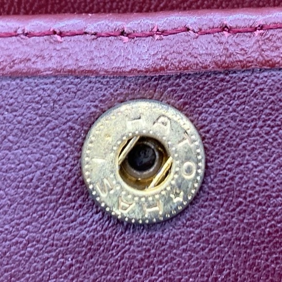 Cartier Must de Cartier Clutch Leather Bag in Burgundy - Picture 10 of 16